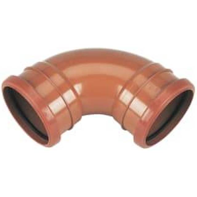FloPlast Drainage Bend Single Socket - 87.5 Degree x 110mm