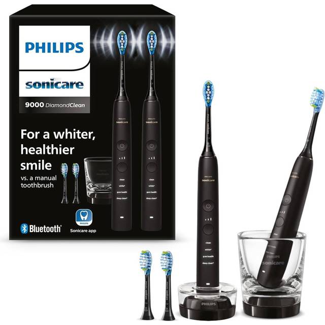 Philips DiamondClean 9000 - Sonisk eltandborste med app + 4 C3 Borsthuvuden - HX9914/63