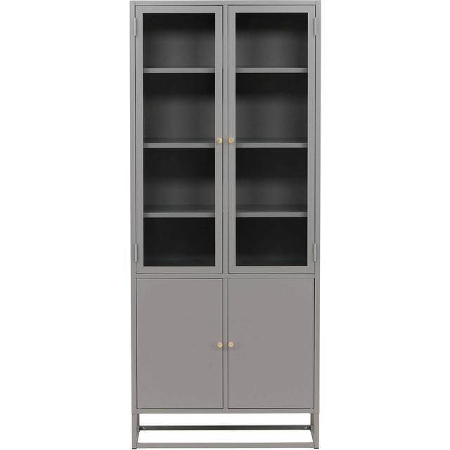 Venture Design Bakal Light Grey Vitrineskab 80x190cm