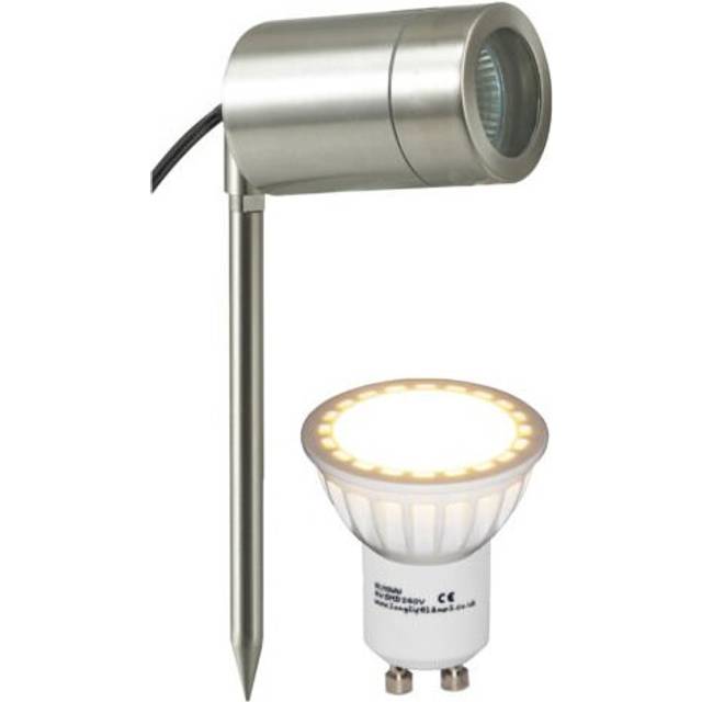 LED Stainless Steel Spike Outdoor Garden Spike Light IP54 Adjustable Spike GU10 LED Spike
