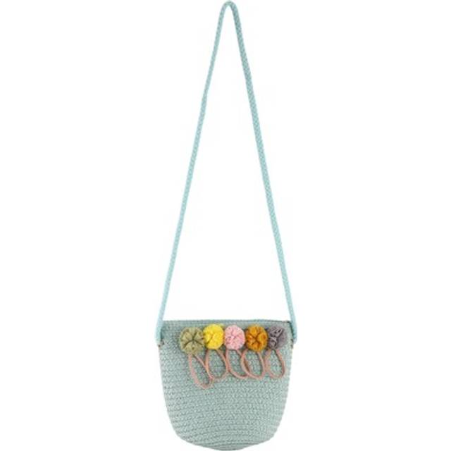 Girls Shoulder Bag Straw Rattan Weave Crossbody Bag For Baby Girls1781