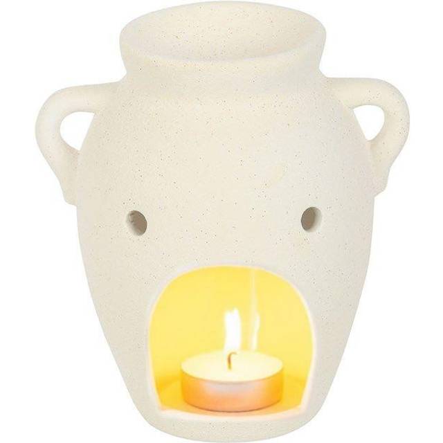 Something Different Vase Shaped Oil Burner And Wax Warmer, White