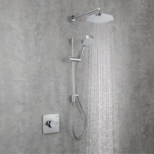 Mira Evoco Dual Thermostatic Mixer Shower - Chrome