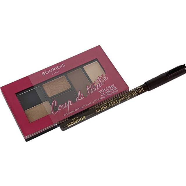 Bourjois Volume Glamour Bourjois Paris Eyeshadow Palette 6 Shade Cheeky Look #02 plus Eyebrow Pencil Bourjois