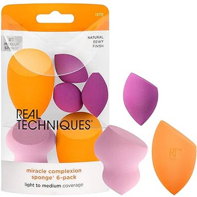 REAL TECHNIQUES Miracle Complexion Sponge, Set of 6 6 Miracle