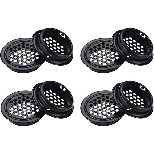 (As show, One size) 10pcs Round Ventilation Mesh Hole Round Ventilation Grille Cabinet Air Vent Hole 35mm Round Ventilation Grille