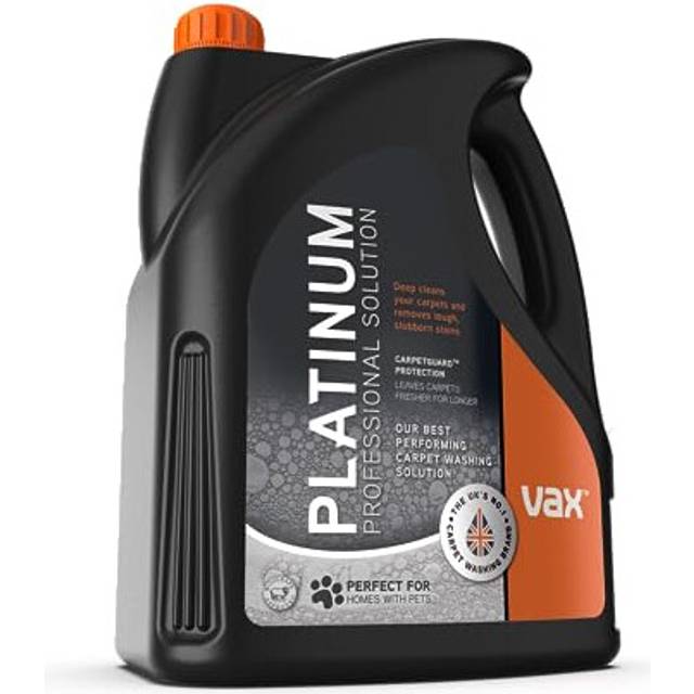 Vax Platinum Professional 4 Litre Carpet Cleaner Solution | Deep Cleans and Removes Tough Stains | Neutralises Pet Odours - 1-9-142060, Charcoal