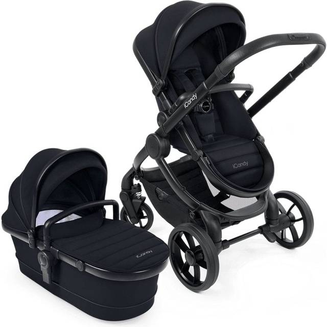 iCandy Peach 7 Pushchair and Carrycot Combo Set - Black Edition