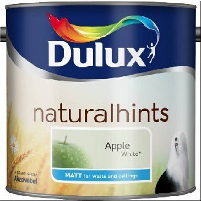 Dulux Natural Hints Matt 2.5L Apple White
