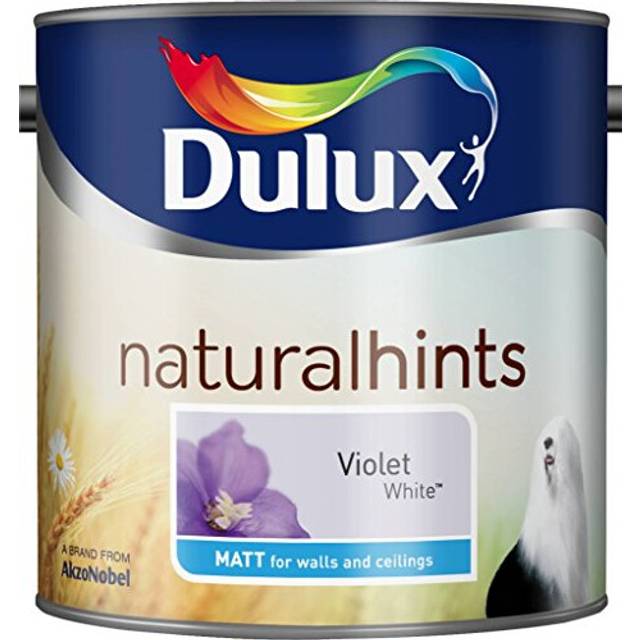 Dulux Natural Hints Matt 2.5L Violet White (518511)