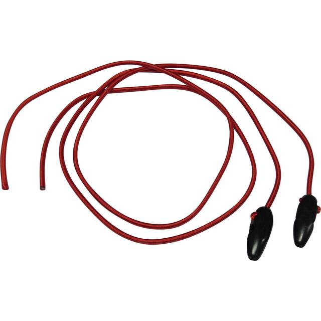 (Red) Bungee Shock Cord Tie Downs 5MM X 1M (Toggle Grip)