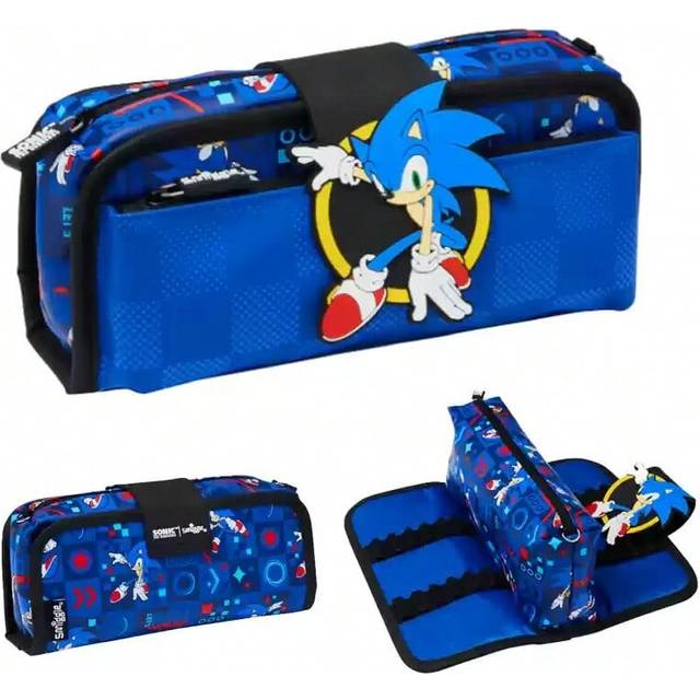 (Pencil bag) 2025 New Genuine Australia Smiggle Schoolbag Sonic The Hedgehog Cartoon Series Children School Bags Anime Backpack Student Gift
