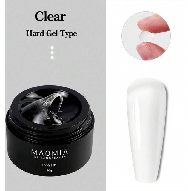 MAOMIA 1set Y2K 3d Gel Nail Extension, Carving polishing 5D Modeling scuplting solid nail polish Gel