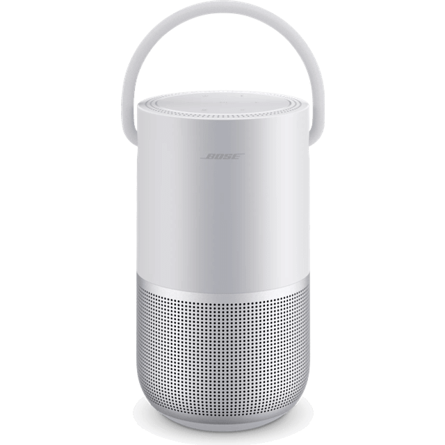 Bärbar högtalare BOSE - Bärbar hemhögtalare - Bluetooth, Wifi - Inbyggd Alexa och Google - Vit
