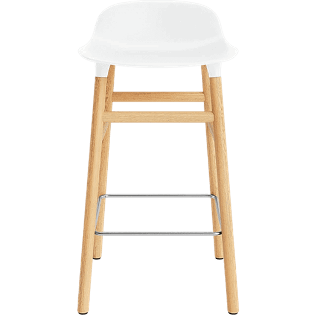 Normann Copenhagen Form Barstol ben 65cm Vit - Barstolar Ek Vit - 602780
