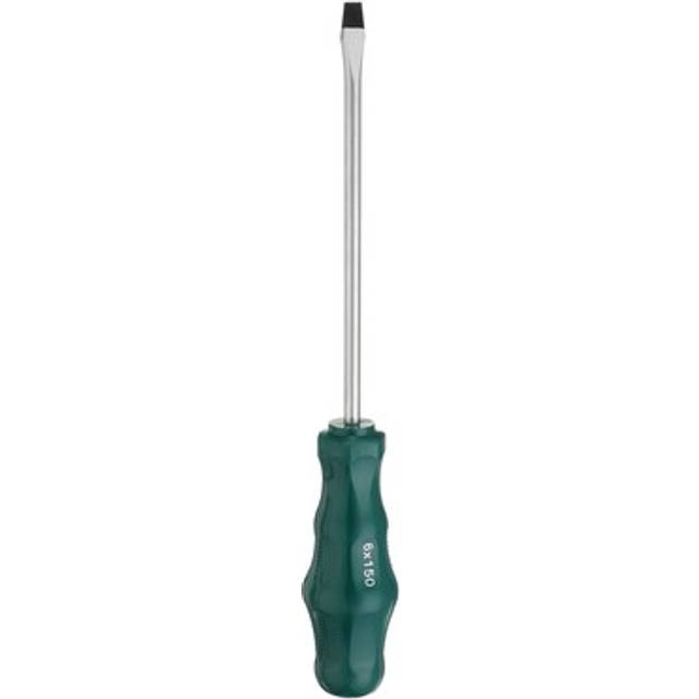 Sl6 Flat Head Screwdriver 9.8 Magnetic Slotted Screwdrivers Cr-v, Green