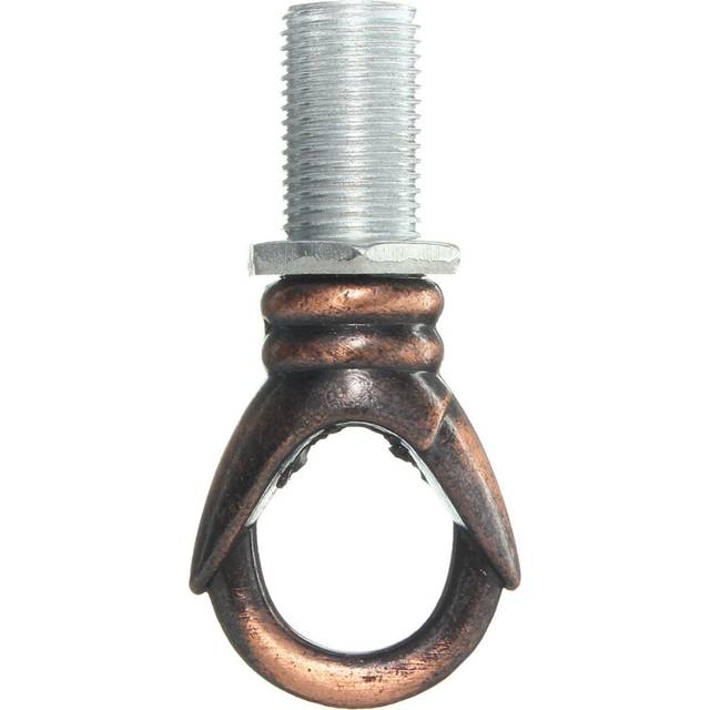 (Red Bronze) Vintage Close Grain Style 10MM Lamp Hook for Pendant Chandelier Ceiling Light