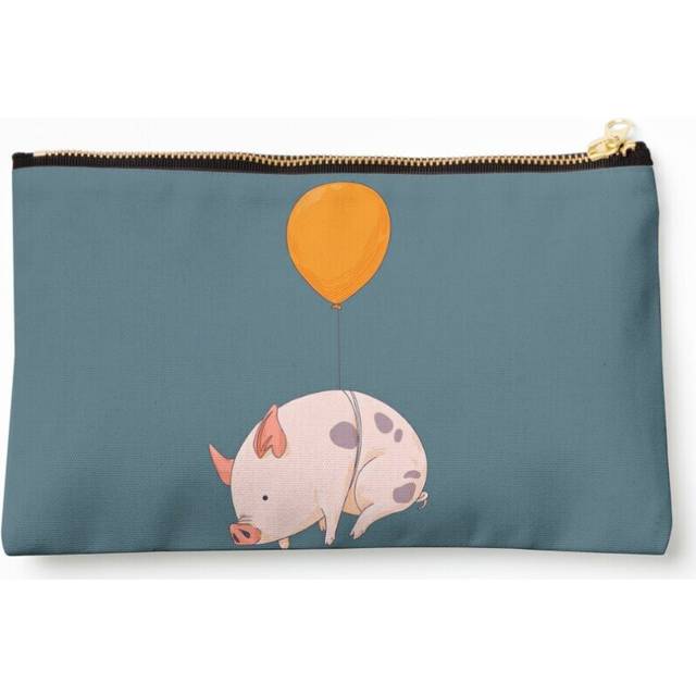 Makeup Bag When Pigs Fly Cosmetic Organizer Tyvek Paper Bags Zipper Pouch