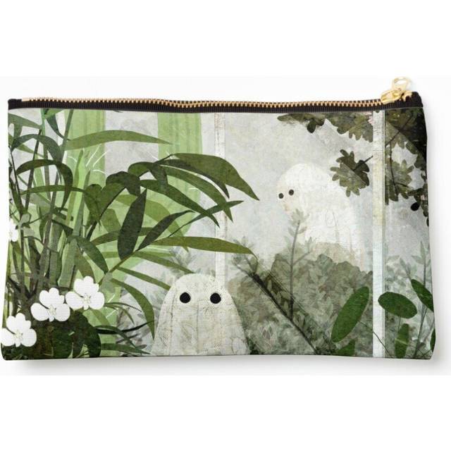 Makeup Bag There's A Ghost in the Greenhouse Again Cosmetic Organizer Tyvek Paper Bags Zipper Pouch