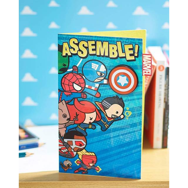 Disney Marvel Avengers Kawaii Superhero Birthday Card For Boys