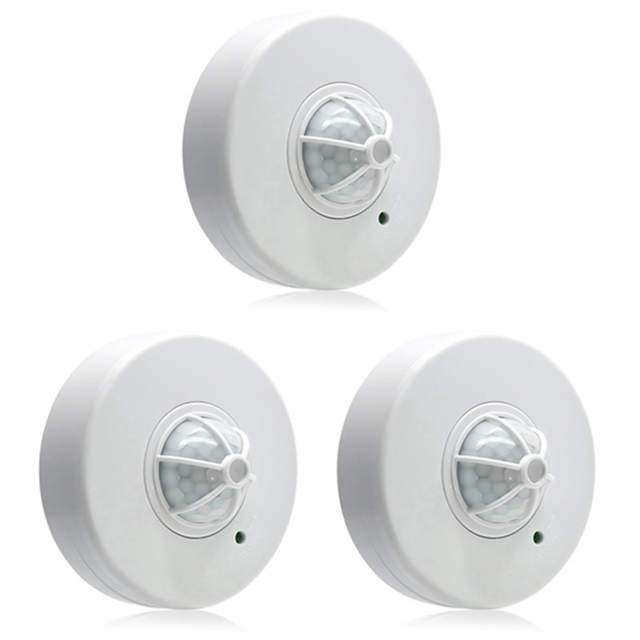 3X 3-12M 360 Degree Ceiling Occupancy Sensor Motion Light Switch High Sensitive PIR