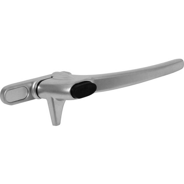 ERA PVCu/Timber Cockspur Locking Window Handle Right Hand Polished in Chrome Aluminium