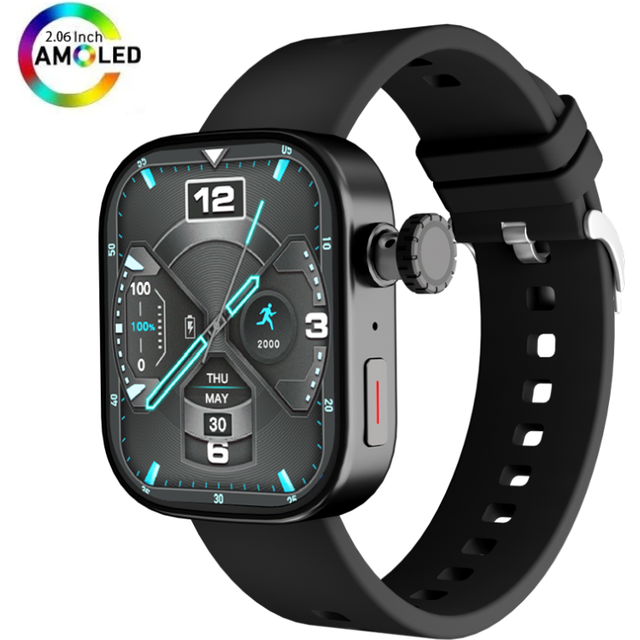 Smartwatch Supports 4G SIM Card and Camera(Black)