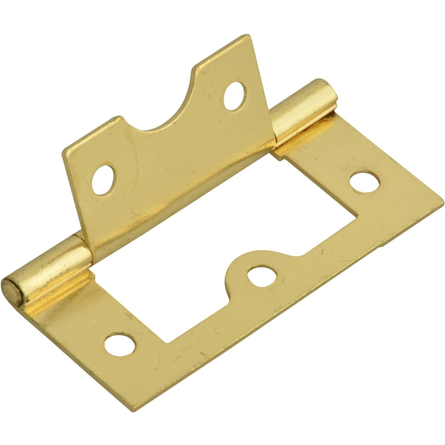 60MM Flush Hinge with Brass Finish
