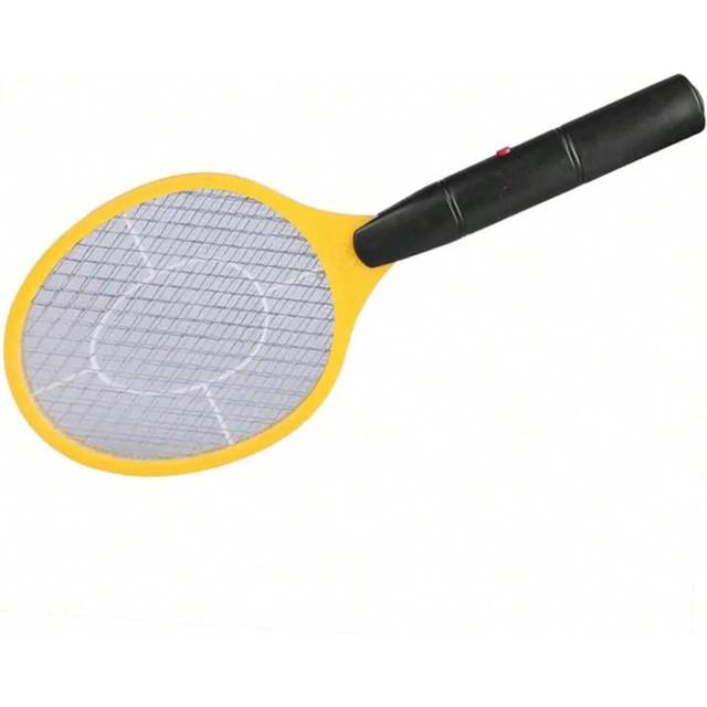 (No.4) Summer Triple Nets House Attery Power Electric Fly Swatter Electric Pest Repeller Bug Zapper Racket Wireless Long Handle