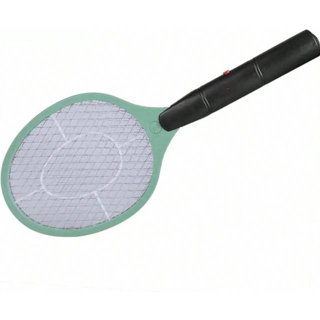(No.3) Summer Triple Nets House Attery Power Electric Fly Swatter Electric Pest Repeller Bug Zapper Racket Wireless Long Handle