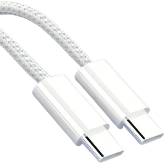 SHEIN 60W Type C To Type C Cable, 1-2pcs For IPhone 16/15 Fast Charging Cable USB-C To USBC Power Cord For IPhone 16/15 Pro Plus Pro Max IPad/IPad Pro 12.9/