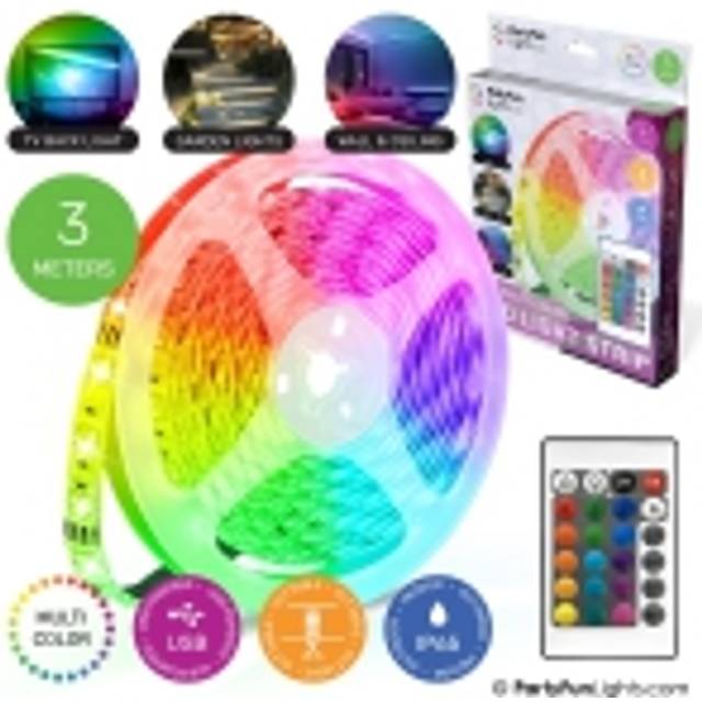 USB Light Strip 3m Including Remote Control LED bånd