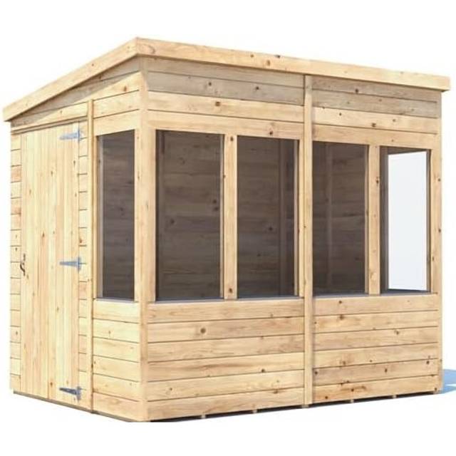 Dunster House Potting Shed Pent Roof W6' x D8' (W1.8m x D2.4m) Overlord Modular