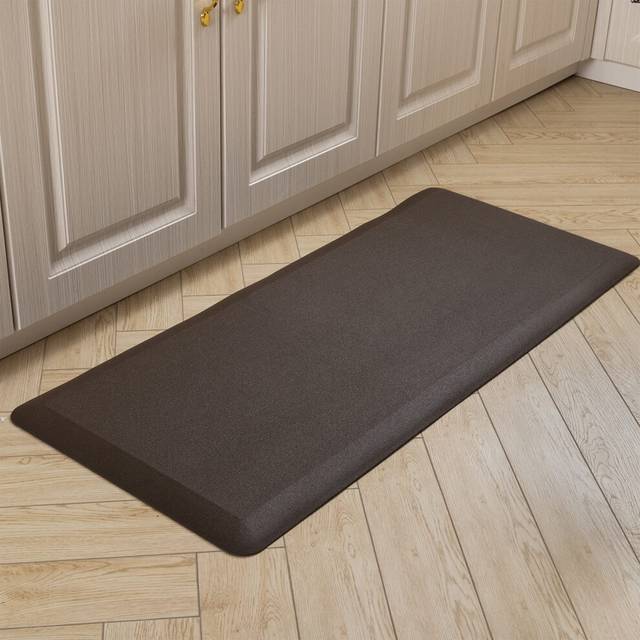 Carvapet Anti Fatigue Kitchen Mat 20MM Thick Cushioned Kitchen Standing Mats Floor Mats PVC Waterproof Runner Rug for Standing Desk, Kitchen,