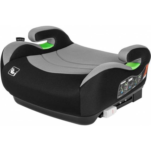 LIONELO LUUK FIX i-Size barnstol upphöjning med ISOFIX, från 22 till 36 kg/125 – 150 cm, grupp 2 och 3, bekvämt armstöd och säte, avtagbart överdrag
