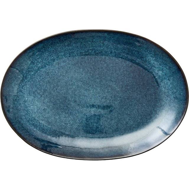 Bitz Bitz dish oval 25x36 cm Black-dark blue