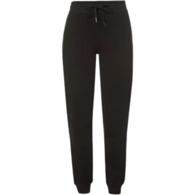 Lululemon Womens Black Scuba High-rise Cotton-blend Jogging Bottoms 14 - BLACK