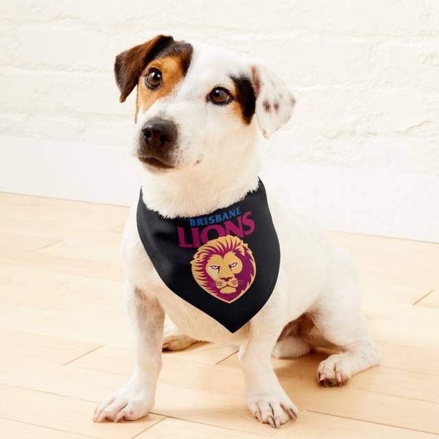 (The golden lions of championship=249) 2-in-1 Pet Bandana Collar with Quick Release Buckle & D-Ring Adjustable Cat Scarf for Large/XLarge/XXLarge Dogs