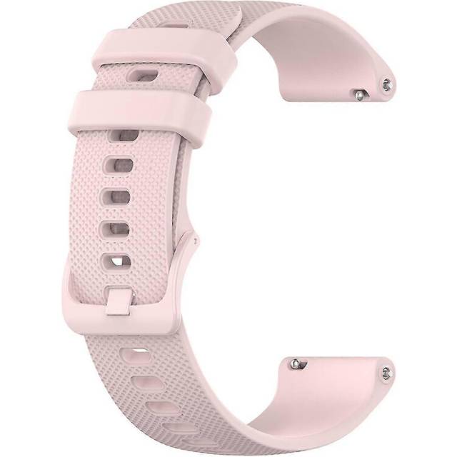 (Rose Pink, One size) Adjustable Watchband Silicone Thickened Wrist Strap for Garmin Venu SQ for Garmin Venu Vivoactive3/4 Forerunner245