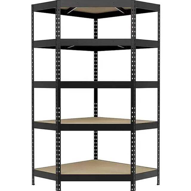 Lagerhylla Regalux Hörna Sw 5 Bd 180X90X40Cm Antracitgrå