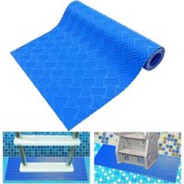 Gabrielle - Pool Ladder Mat 23×90cm Ladder Mat with Non-Slip Texture Pool Stair Mat Non-Slip Step Pad Pool Floor Mat for Pool Ladders and Bathrooms