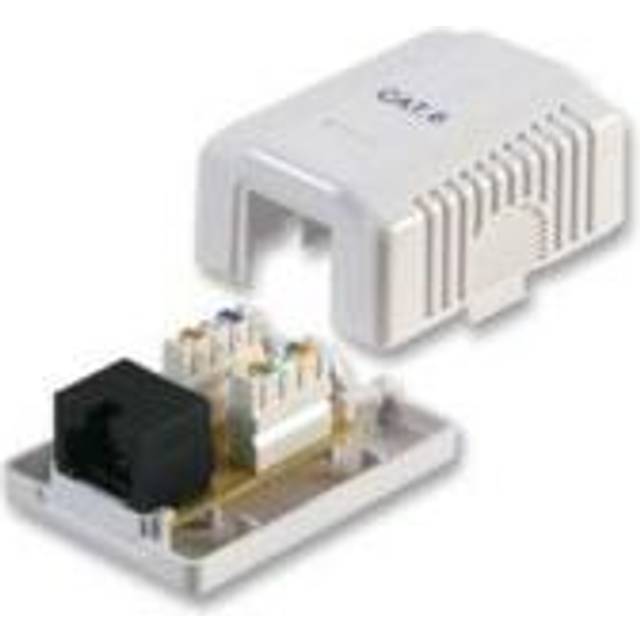 Pro Signal - 1-port Cat6 Rj45 Surface Mount Socket - Unshielded