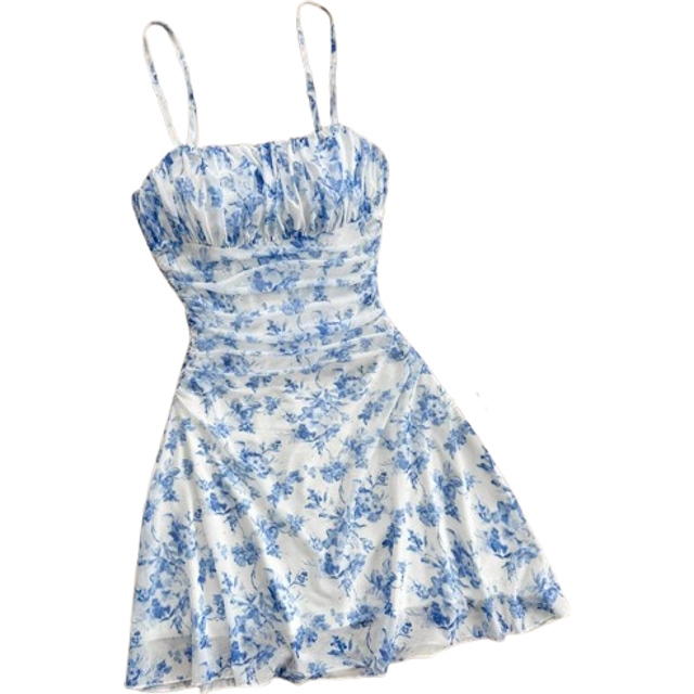 SHEIN Teen Girls Floral Mesh Halter Neck Vacation/Holiday Dress, Vintage//Beach/Sea/Elegant/Cute Style, Spring & Summer, New Year Holiday Outfits