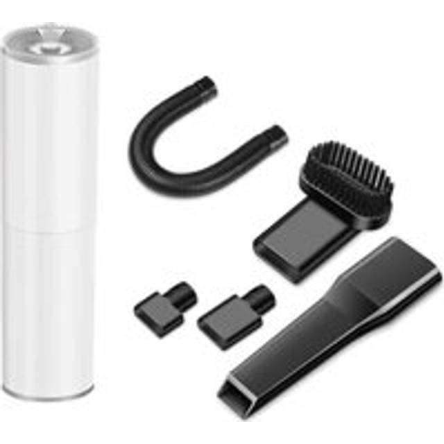 Portable Car Mini Vacuum Cleaner 120W Handheld High Power Car Vacuum Dry Wet Suction Vacuum White