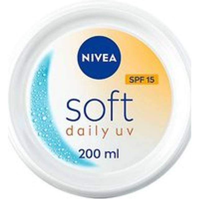 NIVEA Soft Daily UV Moisturiser for Face Hand & Body SPF15 200ml