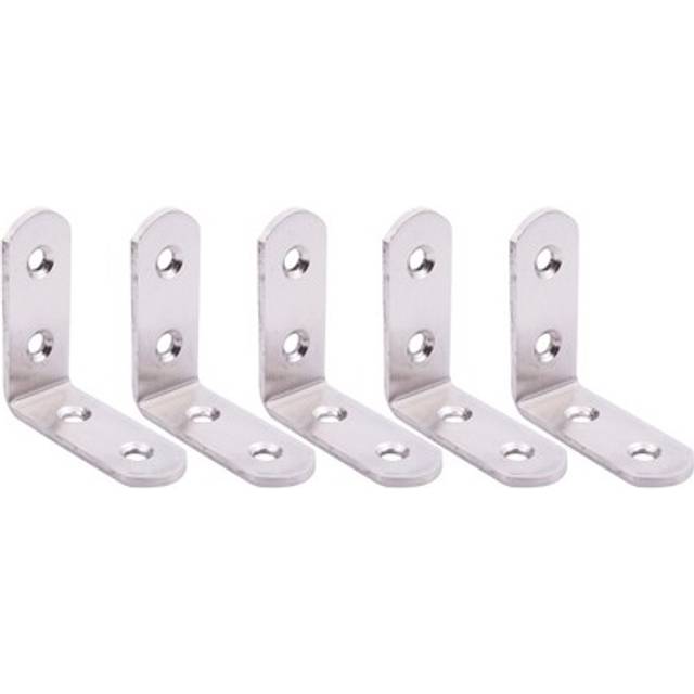 5 pcs 50mm x 50mm right angle metal corner bracket p5y61444