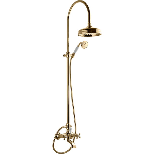 Takduschset Tapwell Classic XCOL022-150 med Badkarsblandare