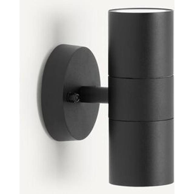 Sèta Up-Down Exterior Tube Wall Lamp - Black - ONE SIZE