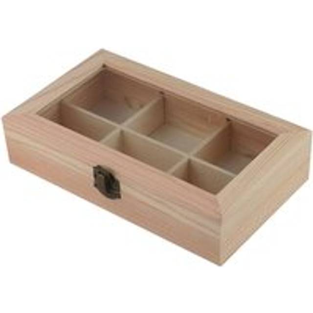 Display Cabinet Wooden Tea Coffee Rack Storage Box Storage Box-6
