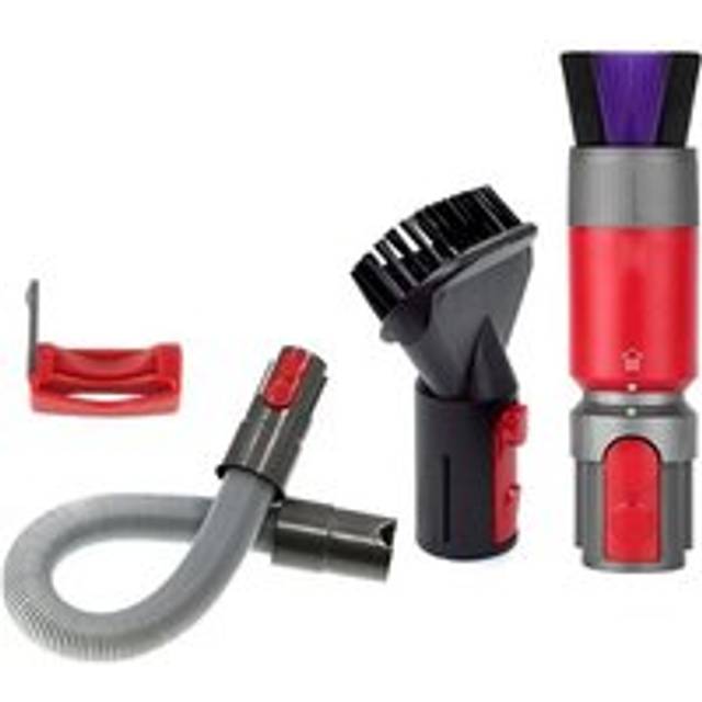 Tlily - Traceless Soft Brush Head and Hose Tool For Dyson V7 V8 V10 V11 V12 V15 Vacuum Cleaner Dust Removal Brush Accessories